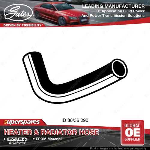 Gates Upper Radiator Hose for Volvo 164 MK I MK II 3.0L B30A W/O AC