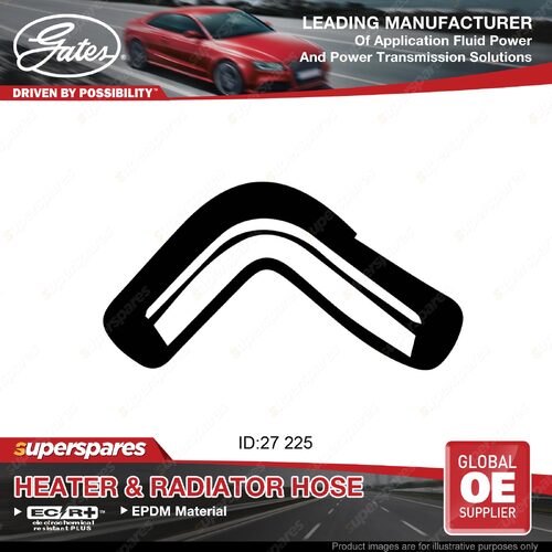 Gates Upper Radiator Hose for Mazda Eunos B1500 LA 1.5L 1969-1981