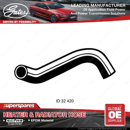 Gates Lower Radiator Hose for Toyota Hiace RH20 RH30 1.6L 12R 1976-1982