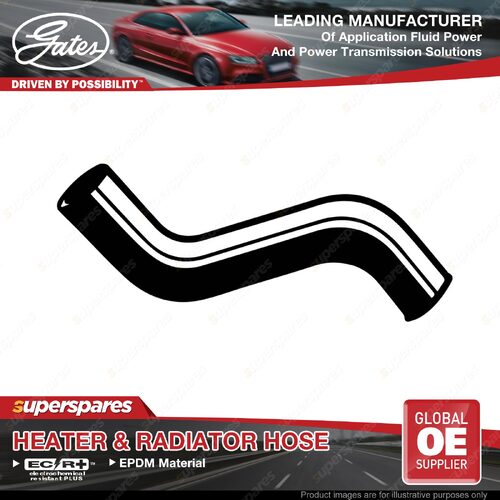 Gates Upper Radiator Hose for Nissan Datsun Skyline R30 2.4L L24E Auto Trans