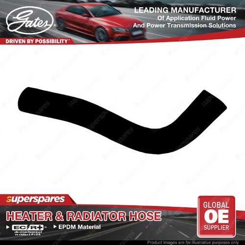 Gates Upper Radiator Hose for Ford Laser KE 1.6L 4 Cyl 16v B6T 1987-1990