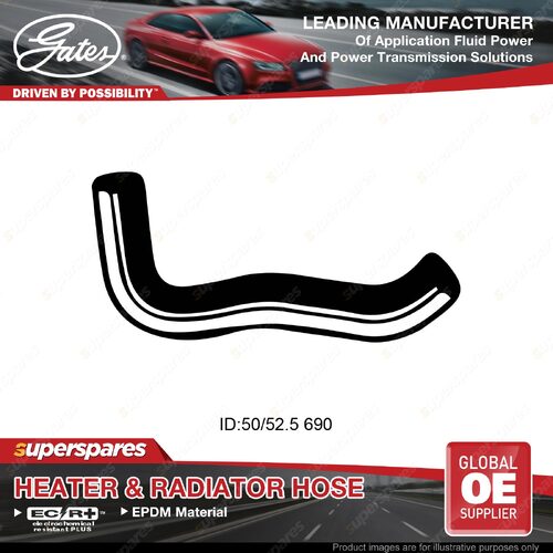 Gates Lower Radiator Hose for Isuzu Sbr422 JN 5.4L 6 Cyl 6BB1 1980-On