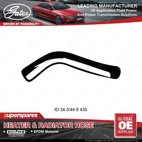 Gates Upper Radiator Hose for Landrover 110 2106 3.9L 4BD1 1984-1994