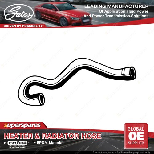 Gates Upper Radiator Hose for Peugeot 604 T30 2.7L V6 12v OHV CARB ZM 1977-1985