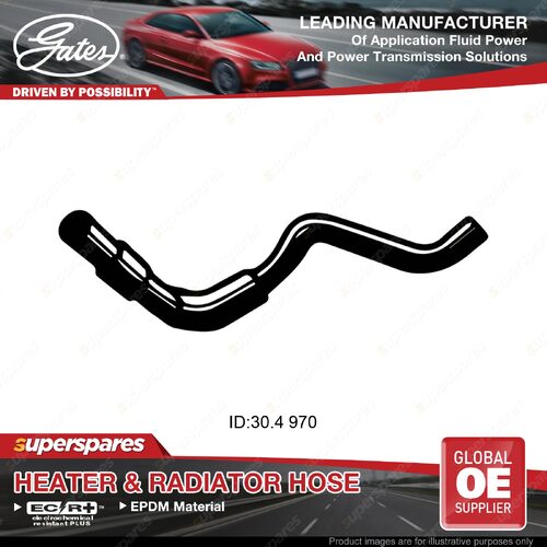 Gates Lower Radiator Hose for Daihatsu Charade G200 1.3L HCE 1990-3/93