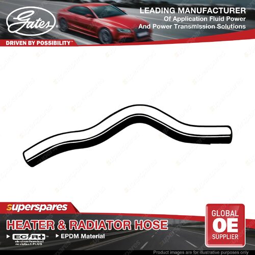 Gates Upper Radiator Hose for Hyundai Excel X1 1.5L 4 Cyl G4AJ 1987-1988