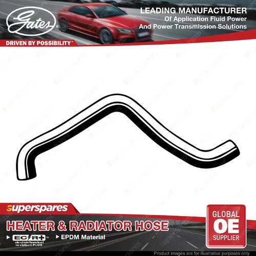 Gates Upper Radiator Hose for Nissan Datsun Bluebird U11 U11 1.6L 2.0L