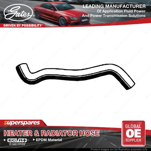 Gates Lower Radiator Hose for Nissan Datsun Bluebird U11 1.8L CA18 1983-89