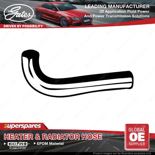 Gates Upper Radiator Hose for Nissan Datsun Vanette C22 2.0L 1985-1995