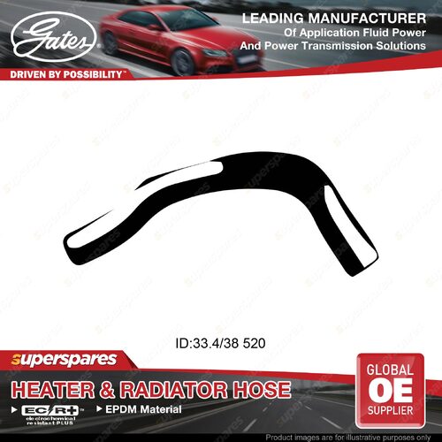 Gates Lower Radiator Hose for Nissan Datsun Laurel C33 2.8L RD28 1989-93