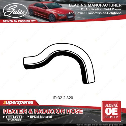 Gates Upper Radiator Hose for Toyota Corolla 1.3L 4 Cyl 8v OHV CARB 4K 1979-1981