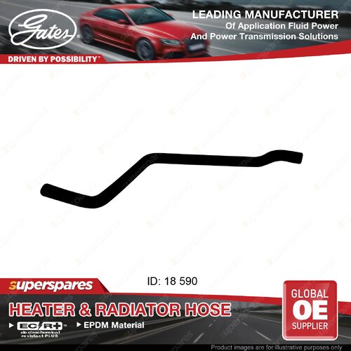 Gates Molded Heater Hose for Ford Focus LR 1.8L 2.0L 85KW 96KW 590mm