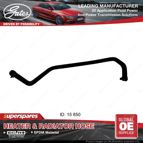 Gates Heater Hose for Ford Focus LR 2.0L 85KW 96KW 850mm 1998-2005