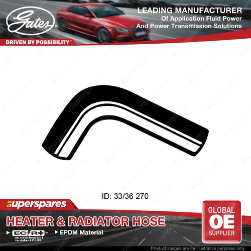 Gates Radiator Hose for Toyota Hilux LN 105 85 130 108 110 90 145 150 107 270mm