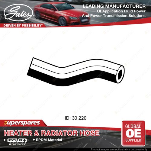 Gates Radiator Hose for Daihatsu Charade G200 G203 G201 G202 Pyzar G303