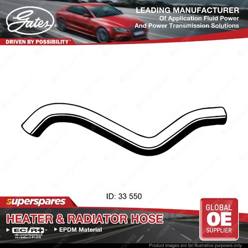 Gates Radiator Hose for Opel Vectra 36 31 2.5L 2.6L 125KW 143KW 550mm