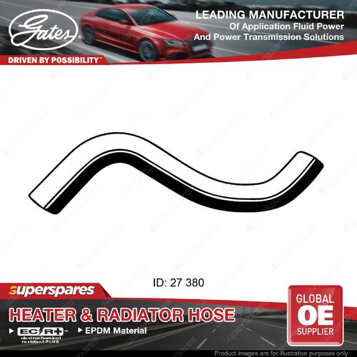 Gates Radiator Hose for Mazda 323 Astina Protege BJ10 Familia BJ12 380mm