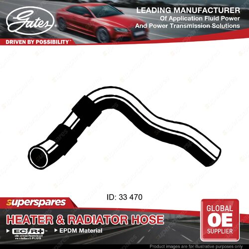 Gates Lower Radiator Hose for Toyota Cressida MX83 3.0L 1988-1993