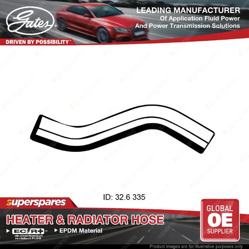 Gates Radiator Hose for Chevrolet Captiva C100 2.0L 335mm 2007-2011