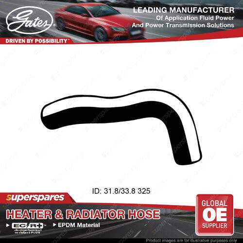 Gates Radiator Curved Hose for Mazda BT50 UP0Y P5AT 3.2L 147KW 325mm