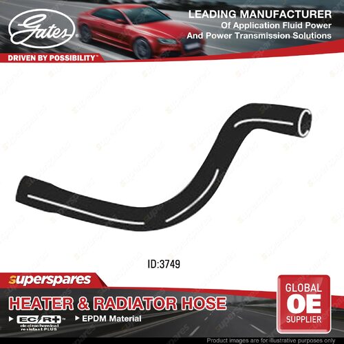 Gates Radiator Curved Hose for Volkswagen Golf 1H1 1E7 Vento 1H2 3749mm