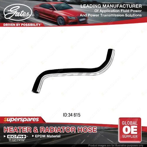 Gates Radiator Curved Hose for Hyundai Santa FE CM 2.7L 139KW 615mm