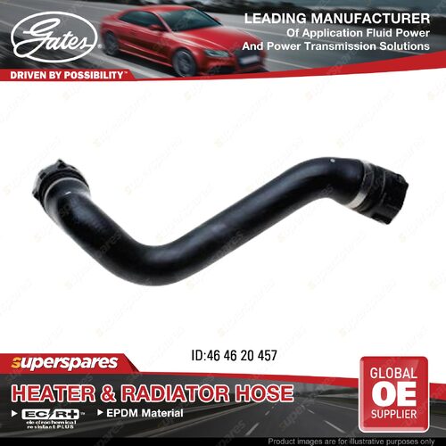 Gates Radiator Curved Hose for BMW 3 Series 323i 2.5L 125KW 360mm