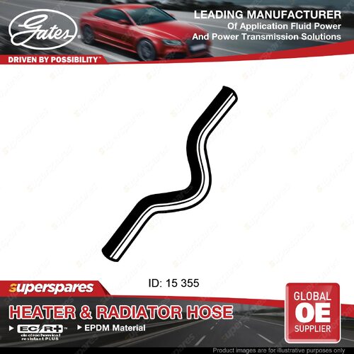 Gates Inlet Heater Hose for Nissan Pulsar N12 E13 E15 1.3L 1.5L 1.6L 355mm