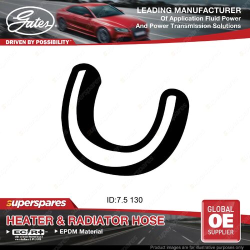 Gates Heater Hose for Mazda Eunos 323 BF BW 1.6L Pipe 1 to Thermostat