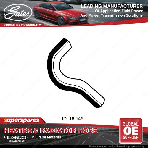 Gates Molded Heater Hose for Holden Apollo JK 3S-FC 2.0L 08/89-1991