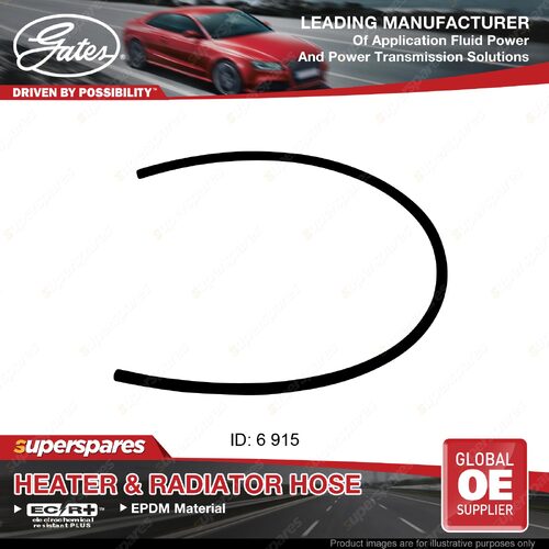 Gates Molded Heater Hose for Mazda B-Serie Bravo UF G6 2.6 92KW 90-99