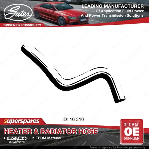 Gates Heater Hose for Mazda Bt-50 CD UN WLAT WEAT 2.5L 3.0L 310mm