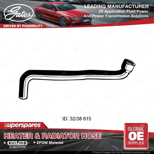 Gates Upper Radiator Curved Hose for Nissan Patrol K260 MQ MK GR 4.2L