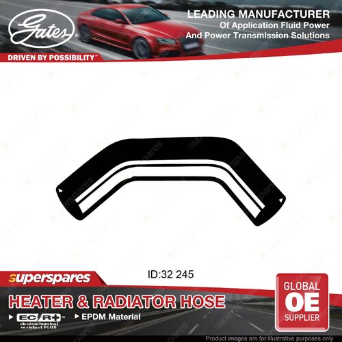 Gates Lower Radiator Hose for Mazda Eunos B1500 1.5L 4 Cyl 1969-1981