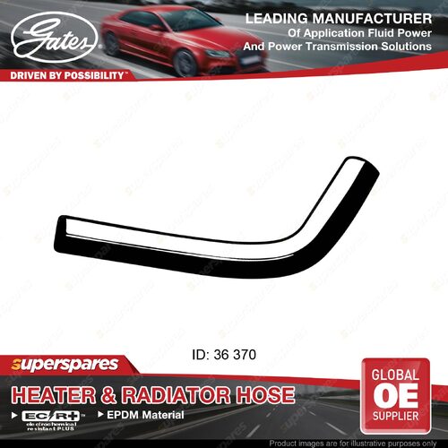 Gates Radiator Curved Hose for Nissan Sunny B12 N13 1.6L 4.7L 370mm