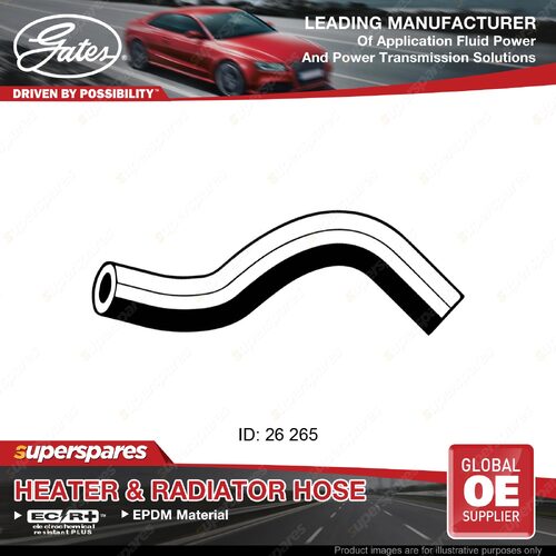 Gates Upper Radiator Hose for Honda Civic ES1 MB8 EJ7 EJ8 1.4L 1.6L 1.7L 96-06