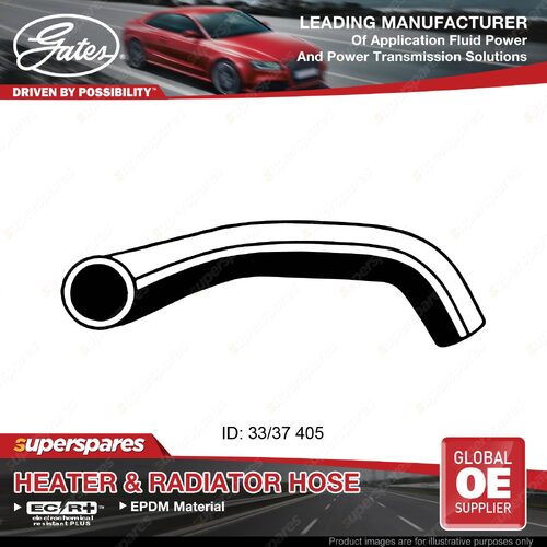 Gates Lower Radiator Hose for Toyota Hiace Quantum TRH 203 213 223 Length 430mm