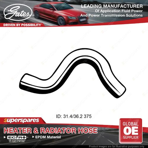 Gates Upper Radiator Hose for Mitsubishi Pajero V23C 4WD Petrol 3.5L 140kW 00-04