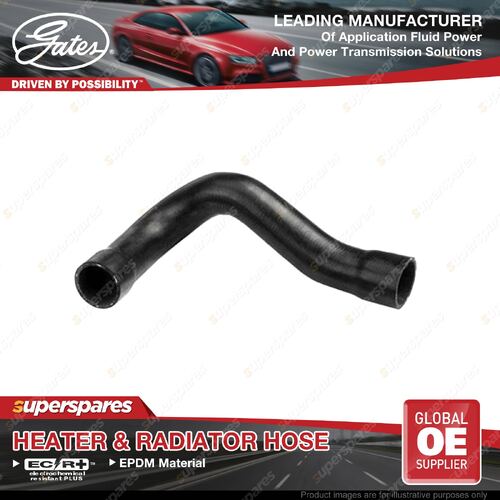 Gates Radiator Curved Hose for BMW 5 Series 525i E34 2.5L 141KW Length 405mm