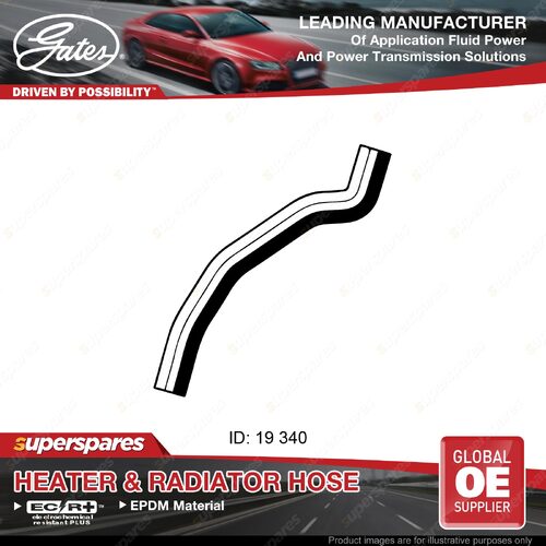 Gates Outlet Molded Heater Hose for Nissan Bluebird U13 2.4L 06/92-05/97