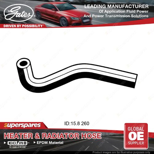 Gates Heater Hose for Mitsubishi Pajero NJ NK 3.5L 6G74 Bypass Hose Length 260mm