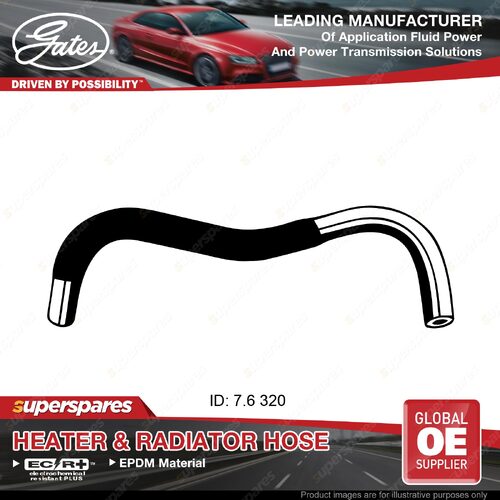 Gates Molded Heater Hose for Toyota Camry ACV40 2.4L 07/2006-09/2011