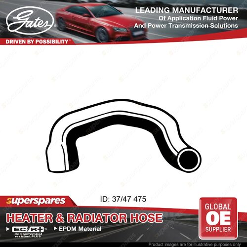 Gates Lower Radiator Curved Hose for Ford Falcon XA XB XC 3.3L 97KW 200ci