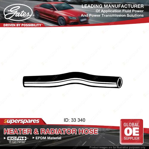 Gates Upper Radiator Curved Hose for Chrysler Lancer LB LC 1.6L 77-80