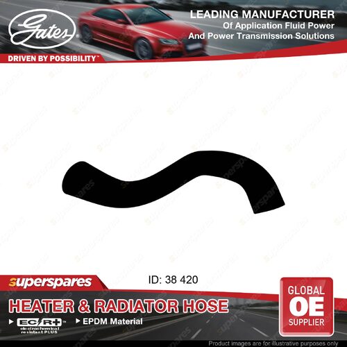 Gates Lower Radiator Curved Hose for Holden Sunbird UC 1.9L 01/79-12/80