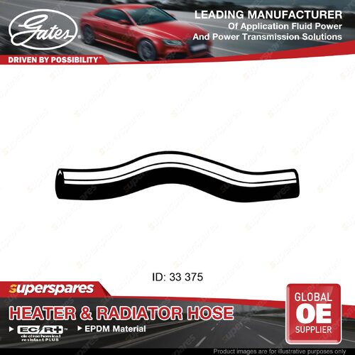 Gates Lower Radiator Curved Hose for Hyundai Excel X-1 1.5L 53KW 02/86-12/89