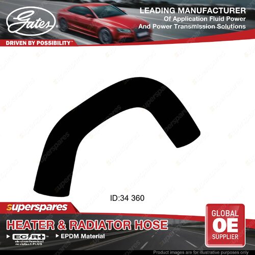 Gates Lower Radiator Hose for Toyota Dyna RU20 2.0L 5R Pipe to Pump 1979-84