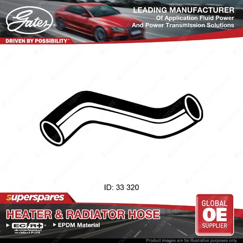 Gates Lower Radiator Curved Hose for Ford Corsair UA KA24E 2.4L 96KW