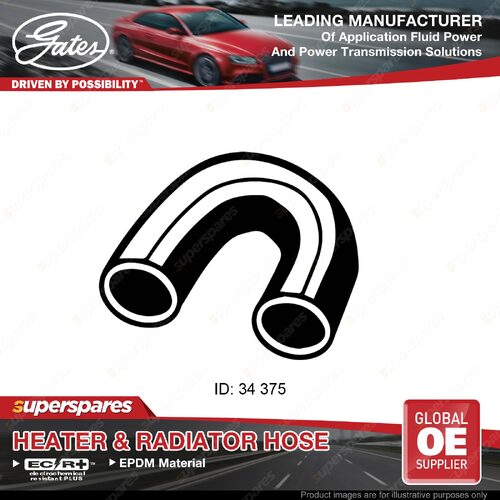 Gates Lower Radiator Curved Hose for Hyundai Lantra J-1 1.8L 11/92-08/95