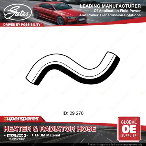 Gates Lower Radiator Curved Hose for Toyota Camry VZV21 2.5L 06/88-02/93